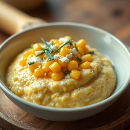 This triple corn polenta is a masterpiece