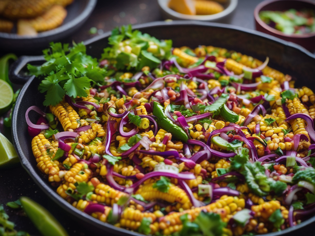 Simple charred corn salad that explodes with summer flavors